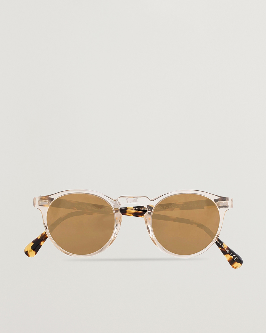 Herre |  | Oliver Peoples | Gregory Peck Sunglasses Honey/Gold Mirror