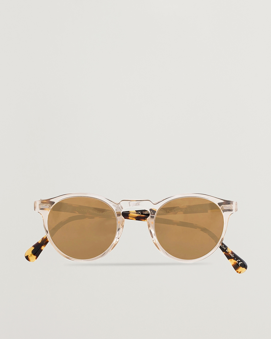 Herre | Solbriller | Oliver Peoples | Gregory Peck Sunglasses Honey/Gold Mirror