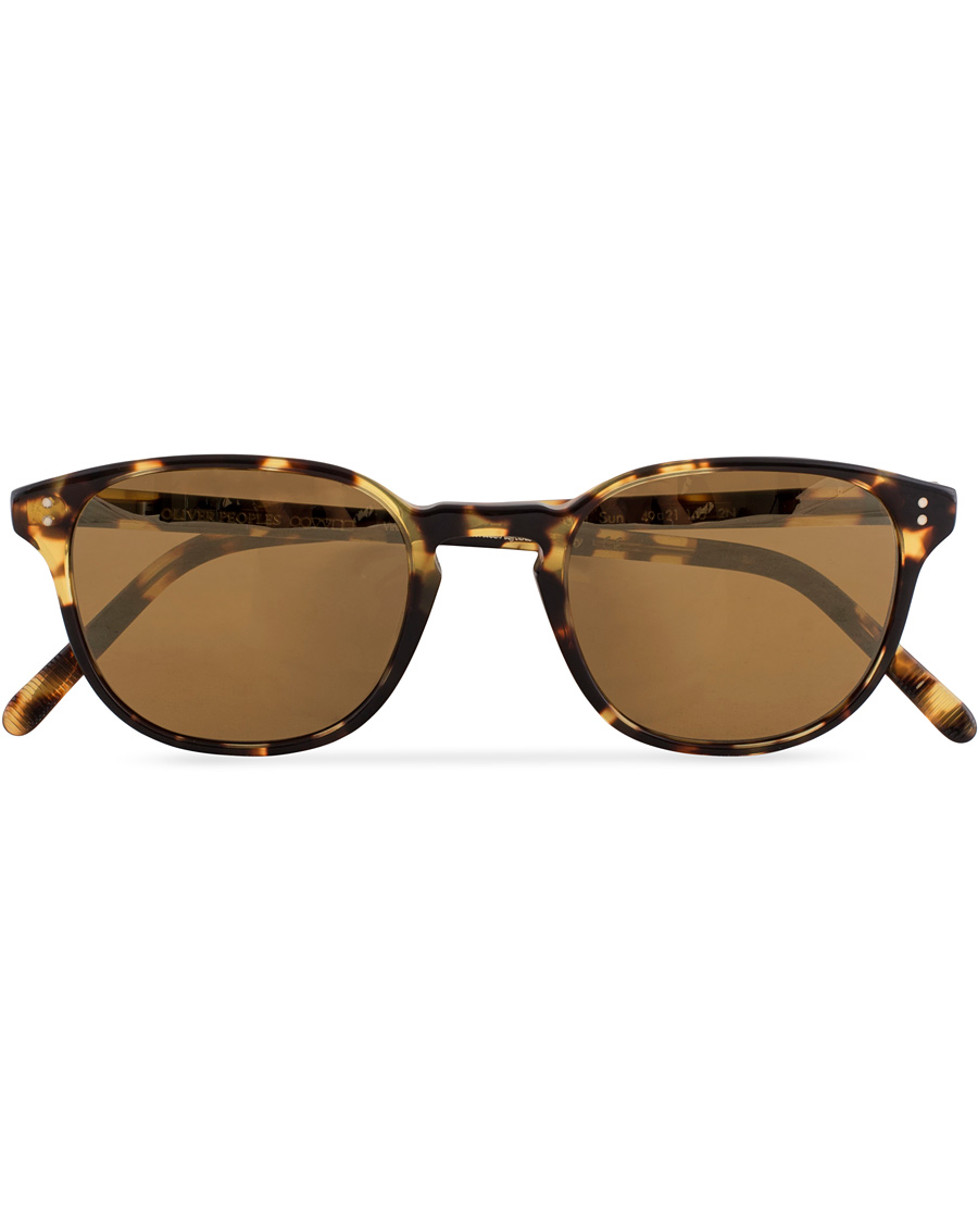 Herre | Oliver Peoples Fairmont Sunglasses Vintage Havana/Gold Mirror | Oliver Peoples | Fairmont Sunglasses Vintage Havana/Gold Mirror