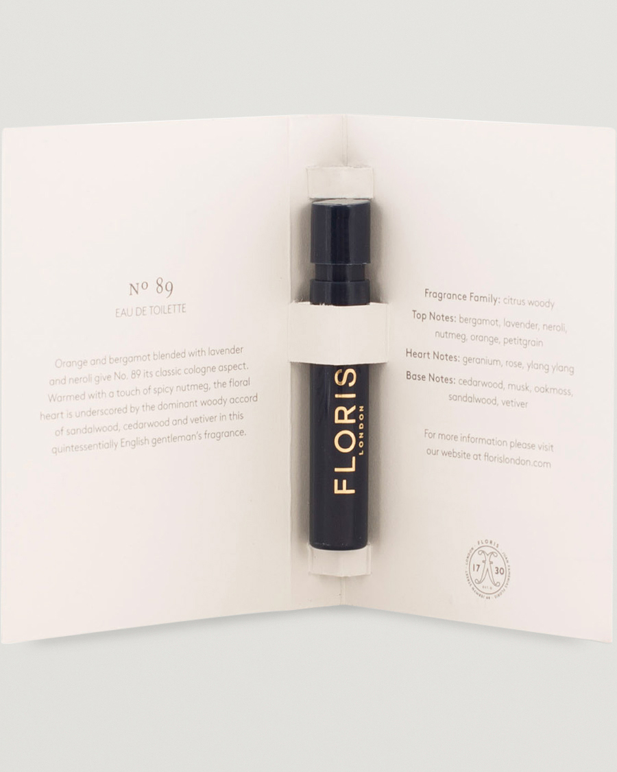 Herre | | | Floris London No. 89 Eau de Toilette 1,2ml Sample