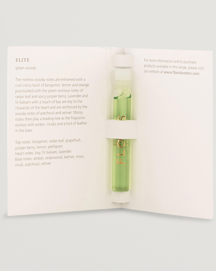 Herre | | | Floris London Elite Eau de Toilette 2ml Sample