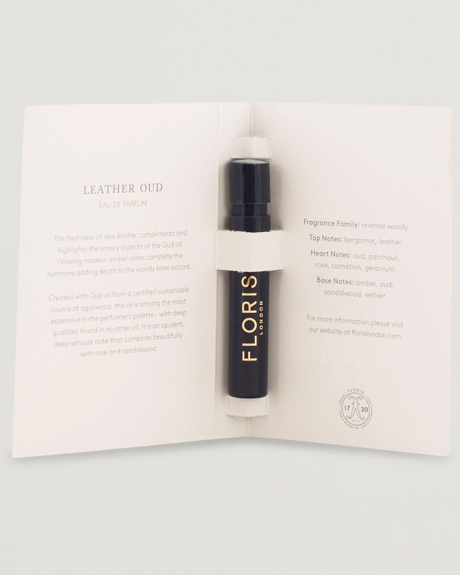 Herre |  |  | Floris London Leather Oud Eau de Parfum 1,2ml Sample