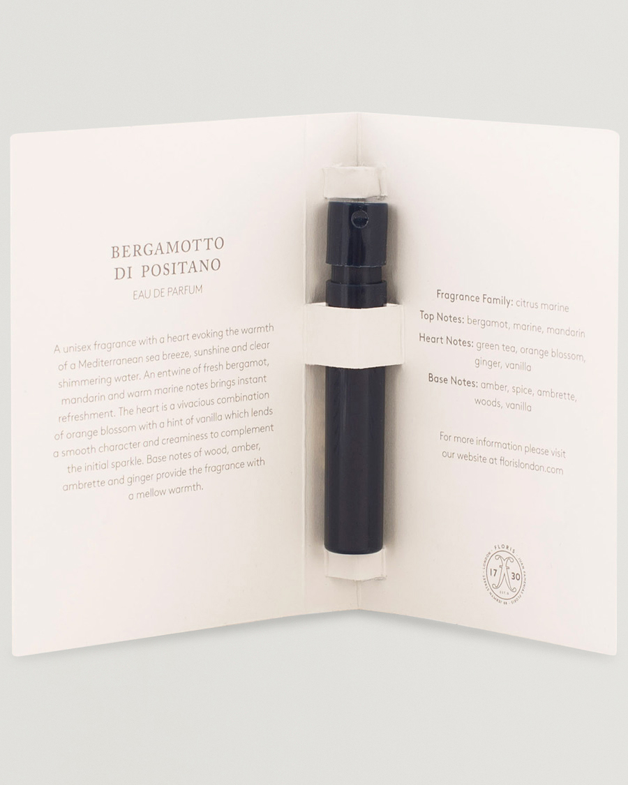 Herre | Gamle produktbilder |  | Floris London Bergamotto di Positano Eau de Parfum 2ml Sample