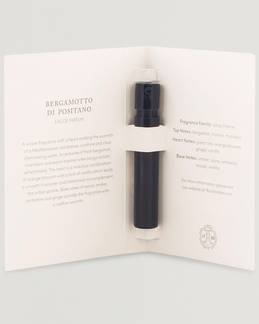 Herre | | | Floris London Bergamotto di Positano Eau de Parfum 2ml Sample