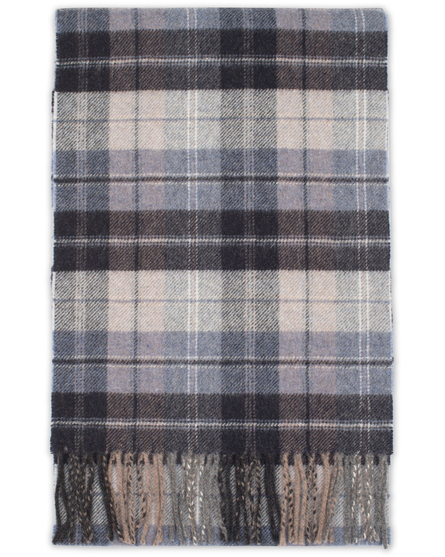 Herre | Eton Check Wool Scarves Blue | Eton | Check Wool Scarves Blue