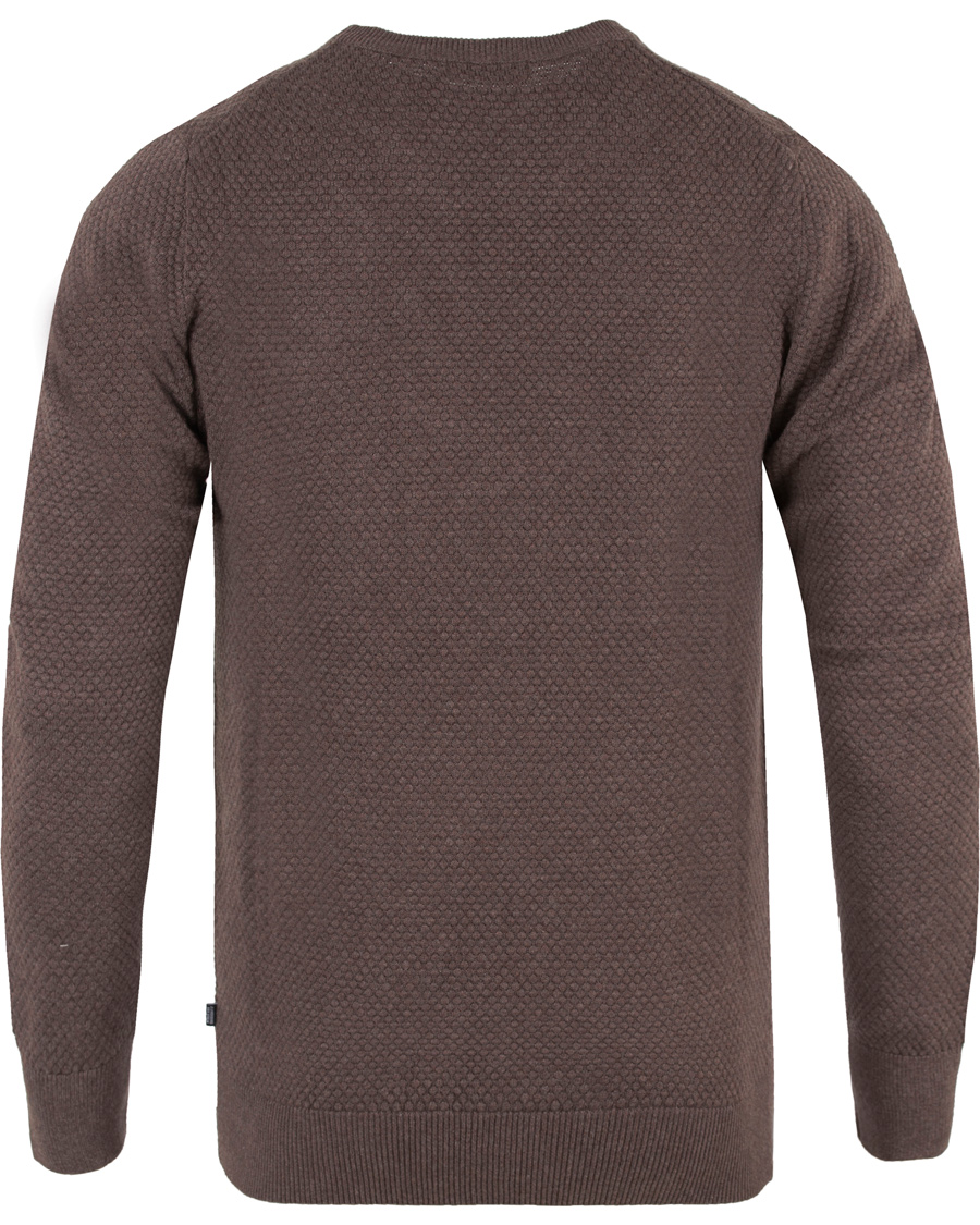 Herre | Gensere | J.Lindeberg | Dexter Circle Structure Sweater Brown