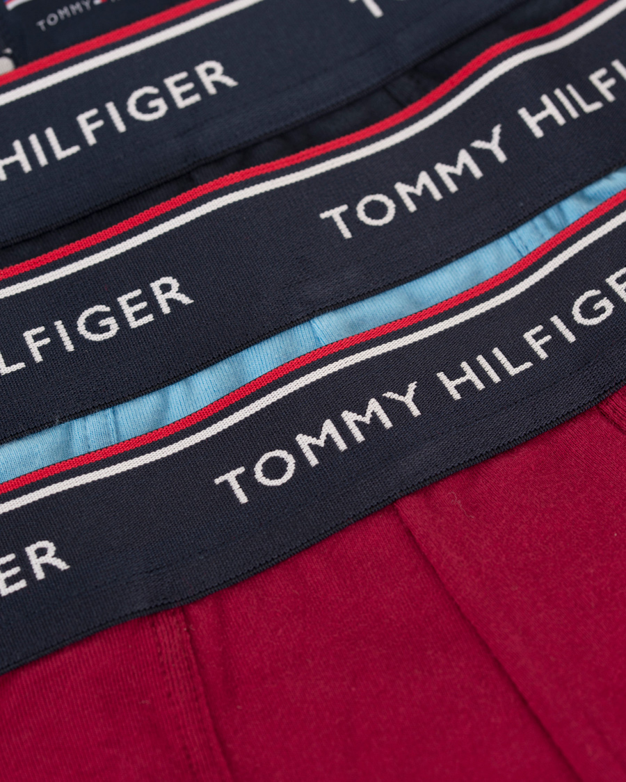 Herre | Undertøy | Tommy Hilfiger | Premium Ess Trunk 3-Pack Alaska Blue/Ruba Red/Blue