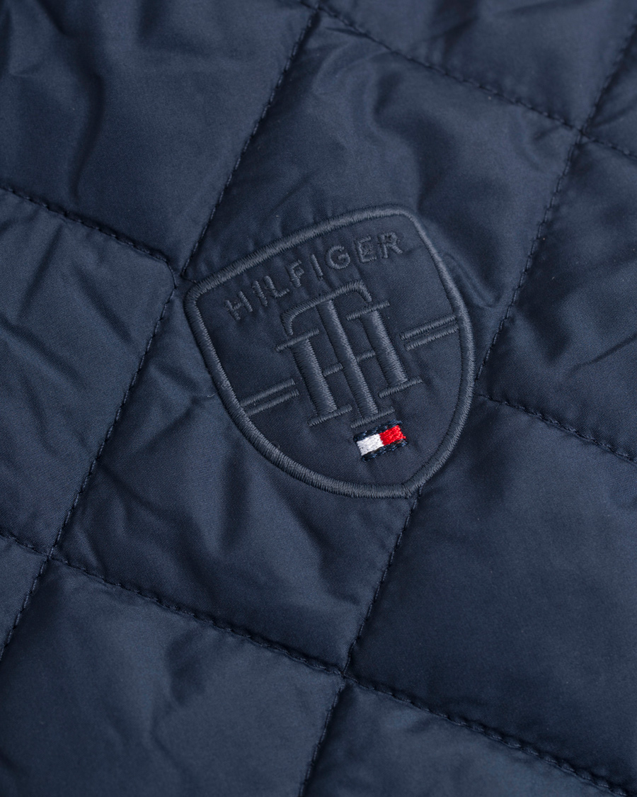Herre | Jakker | Tommy Hilfiger | Diamond Quilted Bomber Jacket Navy Blazer