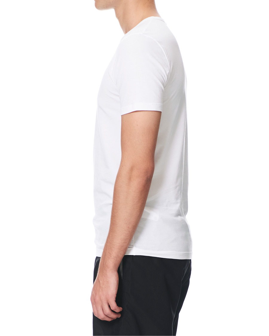 Herre | T-Shirts | BOSS BLACK | BOSS 2-Pack Crew Neck Slim Fit Tee White