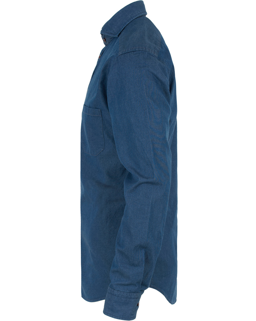 Herre | Skjorter | Eton | Slim Fit Denim Shirt Blue