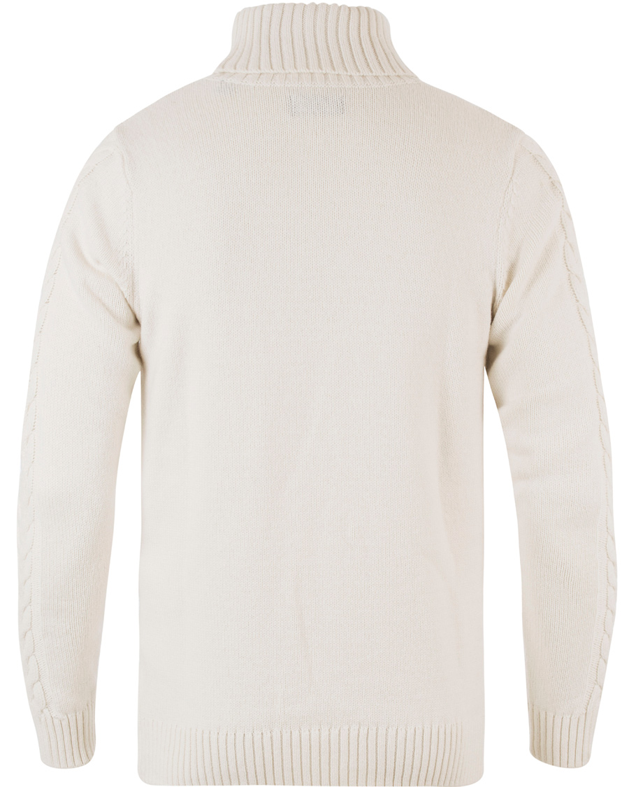 Herre | Gensere | GANT | Cable Turtleneck Eggshell