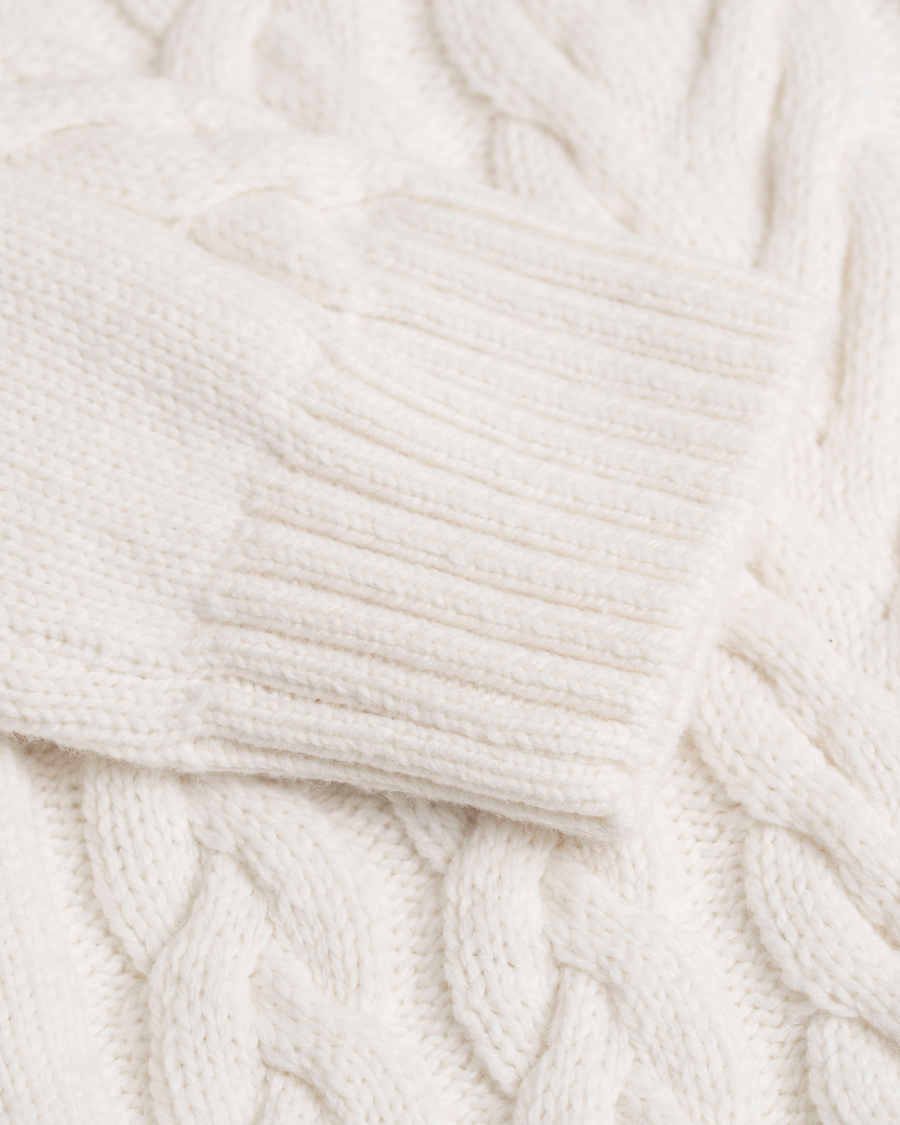 Herre | Gensere | GANT | Cable Turtleneck Eggshell
