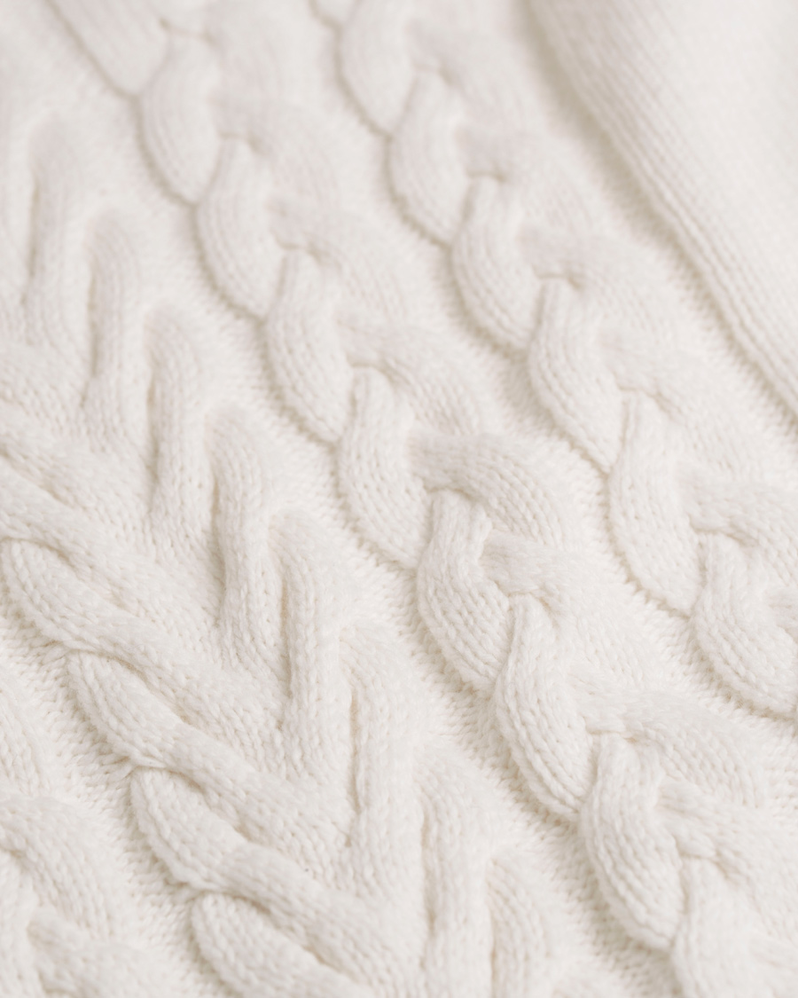 Herre | Gensere | GANT | Cable Turtleneck Eggshell