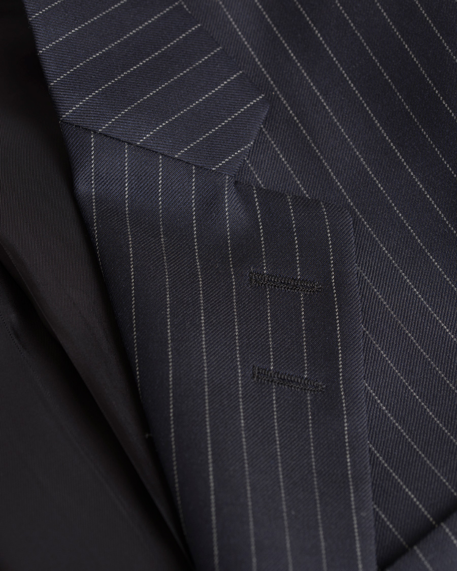 Herre | Dresser | Tiger of Sweden | Gekko Pinstripe Wool Suit Navy