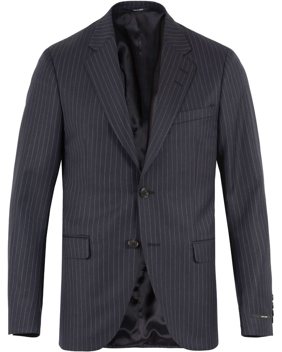 Herre | Dresser | Tiger of Sweden | Gekko Pinstripe Wool Suit Navy