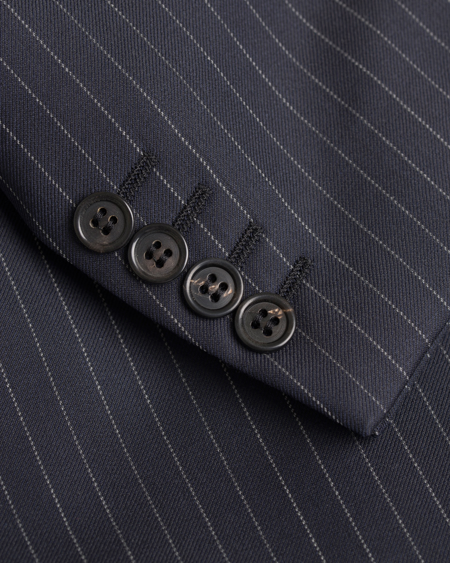 Herre | Dresser | Tiger of Sweden | Gekko Pinstripe Wool Suit Navy