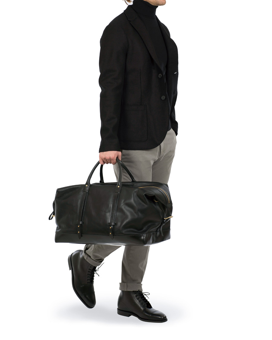 Herre | Tärnsjö Garveri TG1873 Weekender Large Black | Tärnsjö Garveri | TG1873 Weekender Large Black