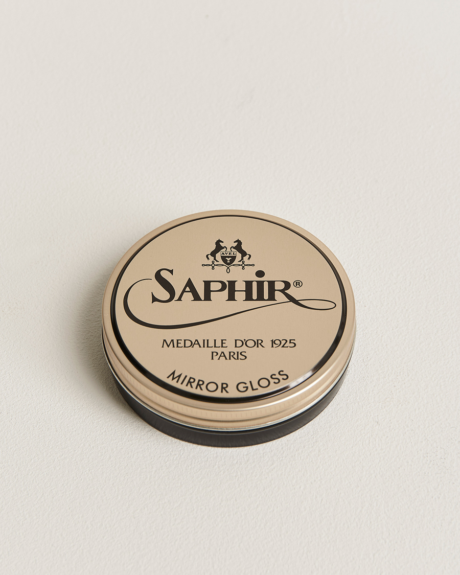 Herre | Skopleie | Saphir Medaille d'Or | Mirror Gloss 75ml Black
