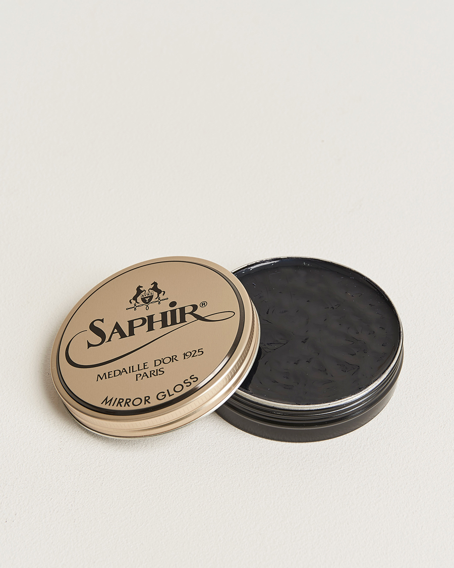 Herre | Skopleie | Saphir Medaille d'Or | Mirror Gloss 75ml Black