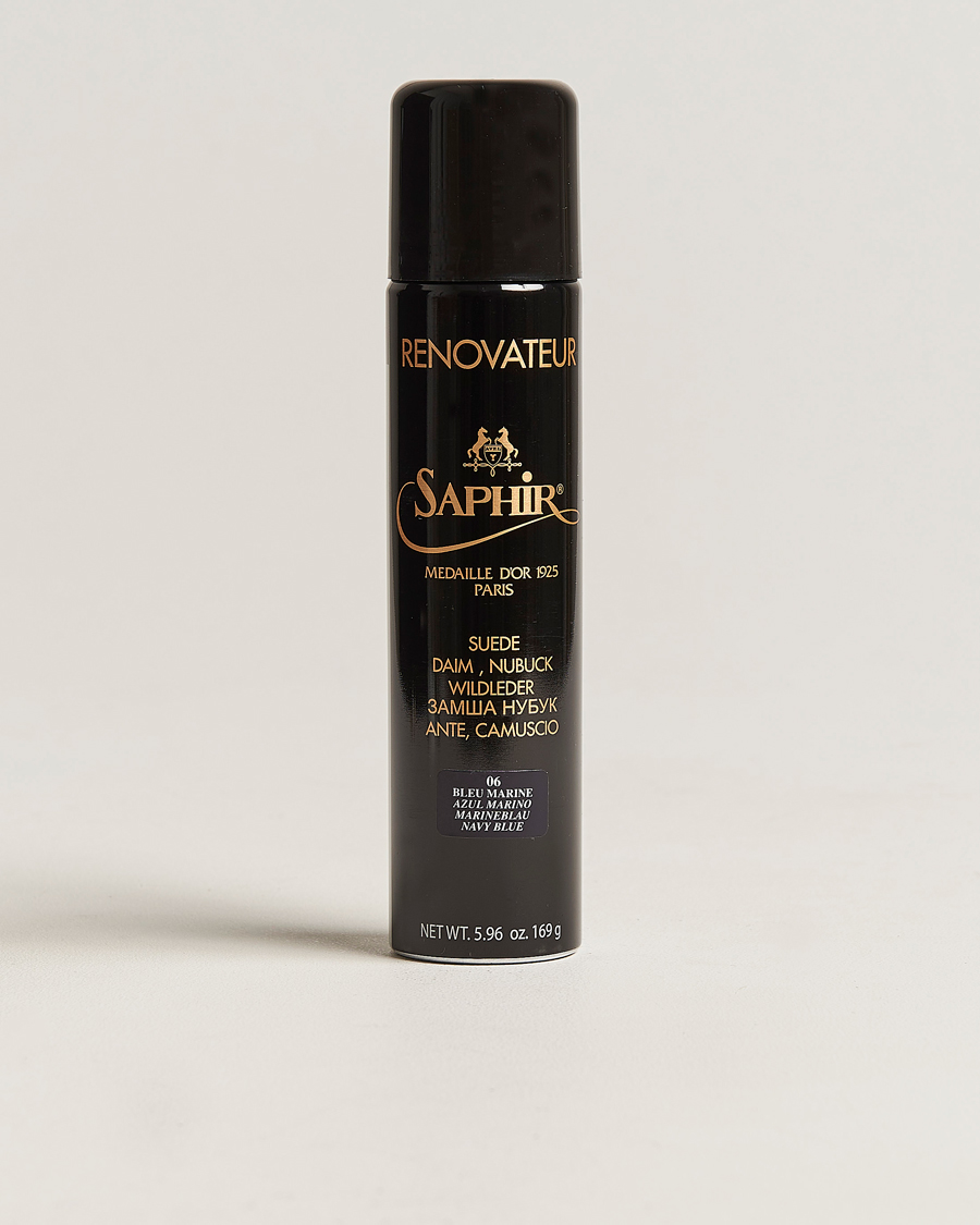 Herre | Skopleie | Saphir Medaille d'Or | Renovateur Suede 250 ml Spray Navy Blue