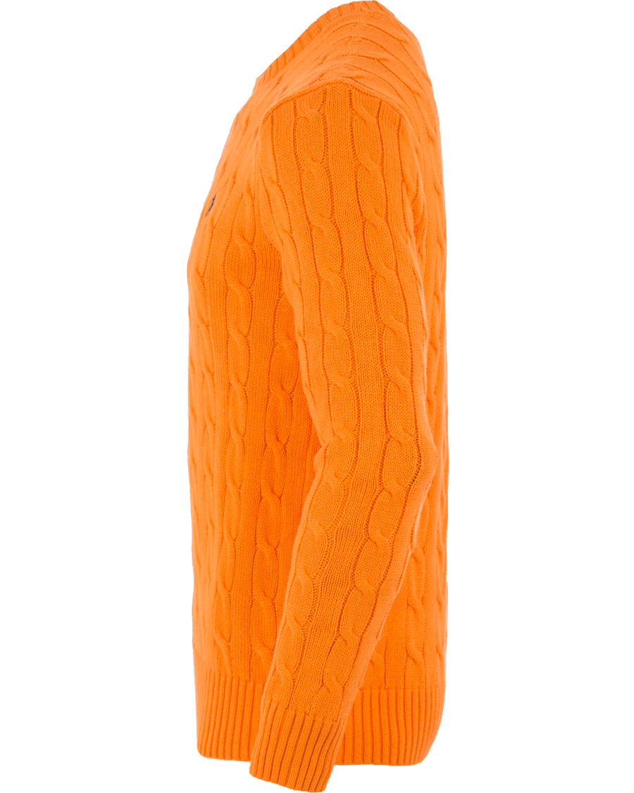 Herre | Gensere | Polo Ralph Lauren | Cotton Cable Pullover Lifeboat Orange
