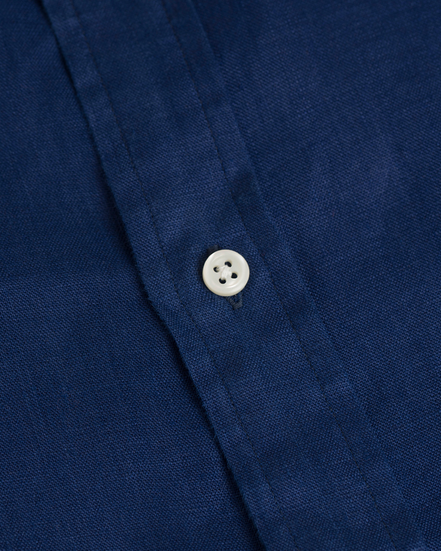 Herre | Skjorter | Polo Ralph Lauren | Slim Fit Linen Shirt Holiday Navy