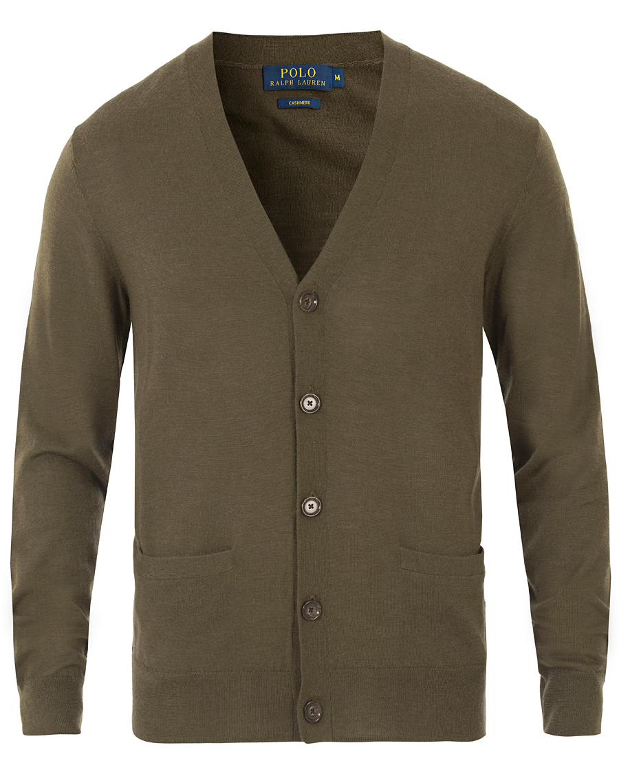 Herre | Gensere | Polo Ralph Lauren | Cashmere Cardigan Olive
