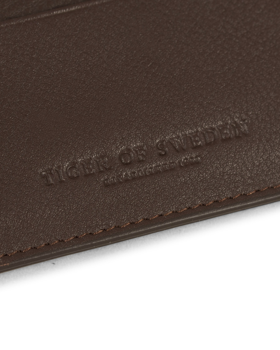 Herre | Tiger of Sweden Baueri Credit Card Holder Dark Brown | Tiger of Sweden | Baueri Credit Card Holder Dark Brown