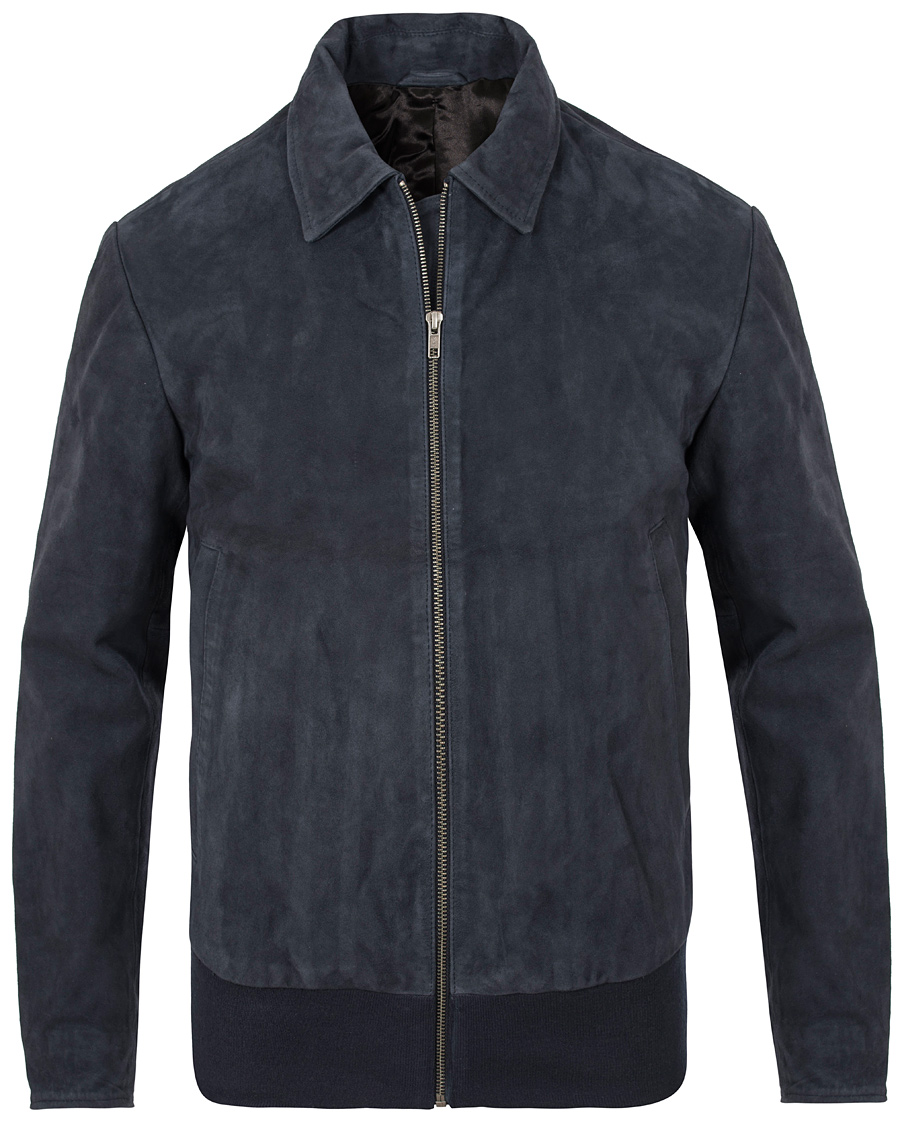 Herre | Jakker | Tiger of Sweden | Chaz Suede Jacket Navy