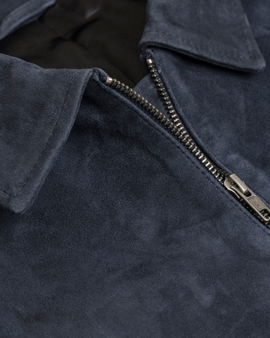 Herre | Jakker | Tiger of Sweden | Chaz Suede Jacket Navy