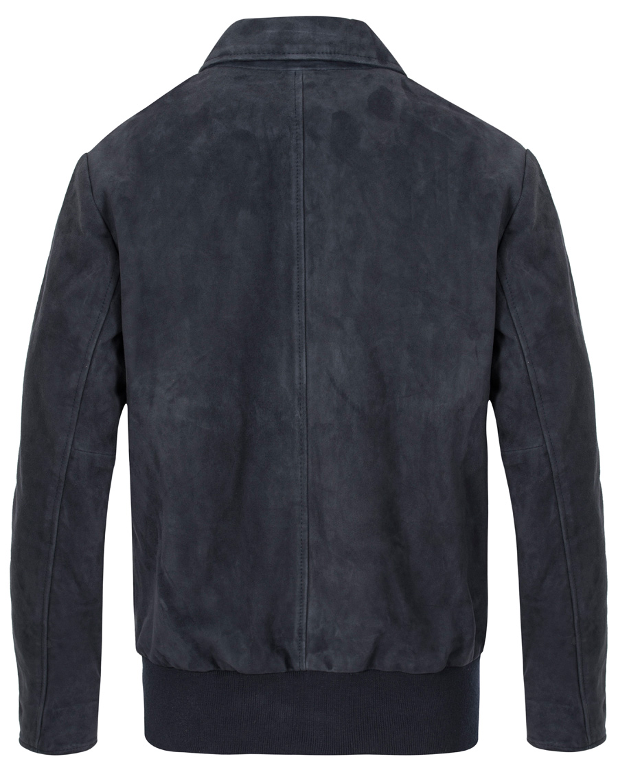 Herre | Jakker | Tiger of Sweden | Chaz Suede Jacket Navy