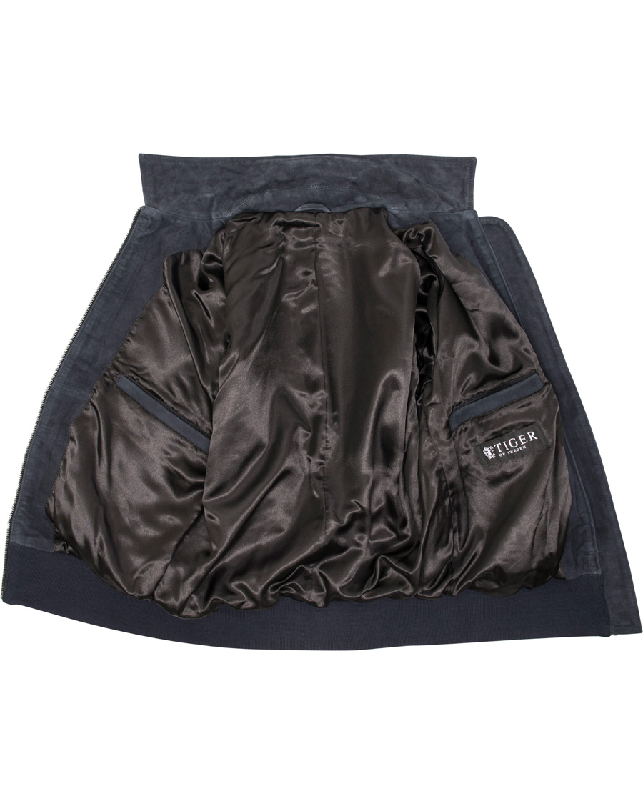 Herre | Jakker | Tiger of Sweden | Chaz Suede Jacket Navy