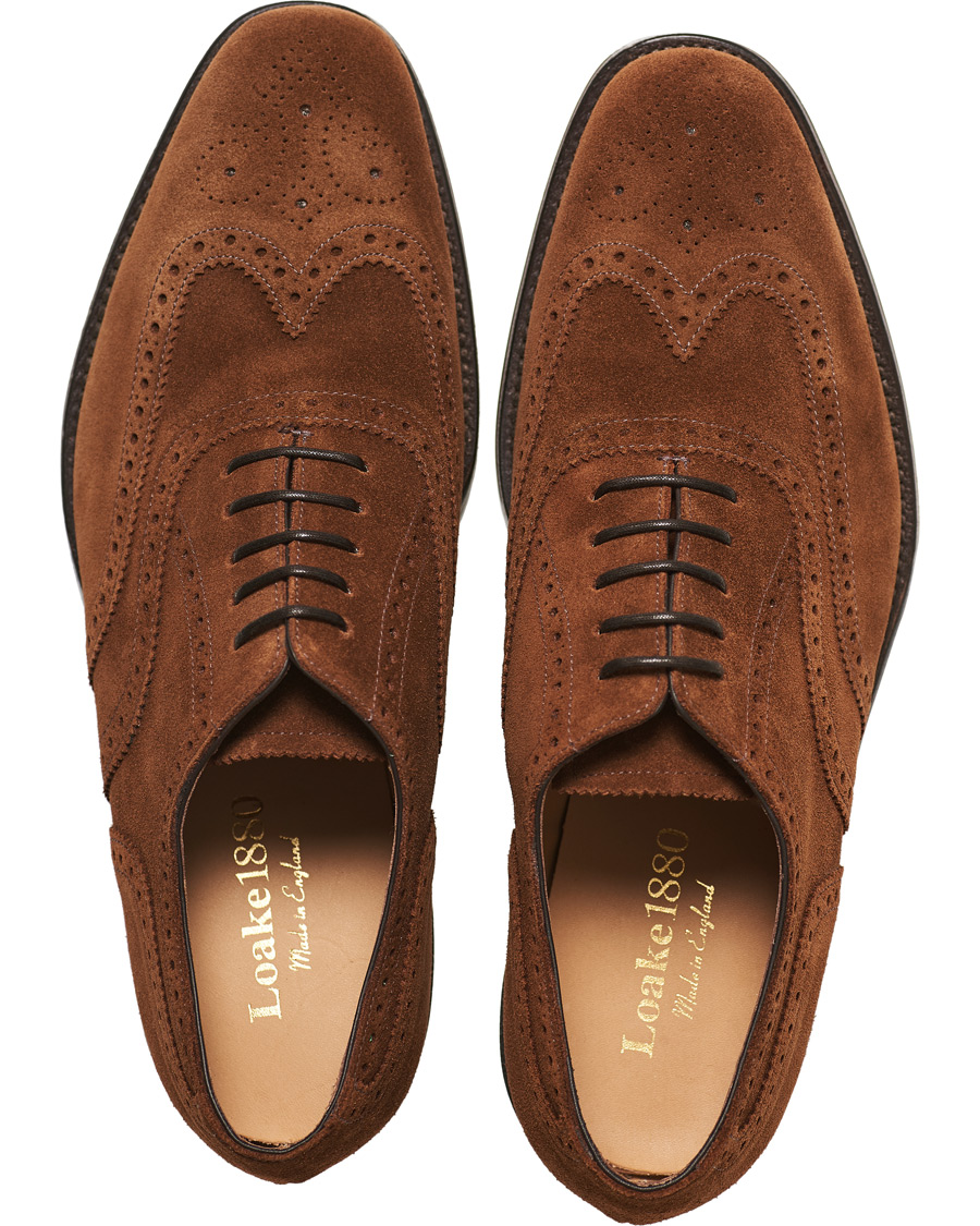 Herre | Loake 1880 Buckingham Brogue Polo Suede | Loake 1880 | Buckingham Brogue Polo Suede