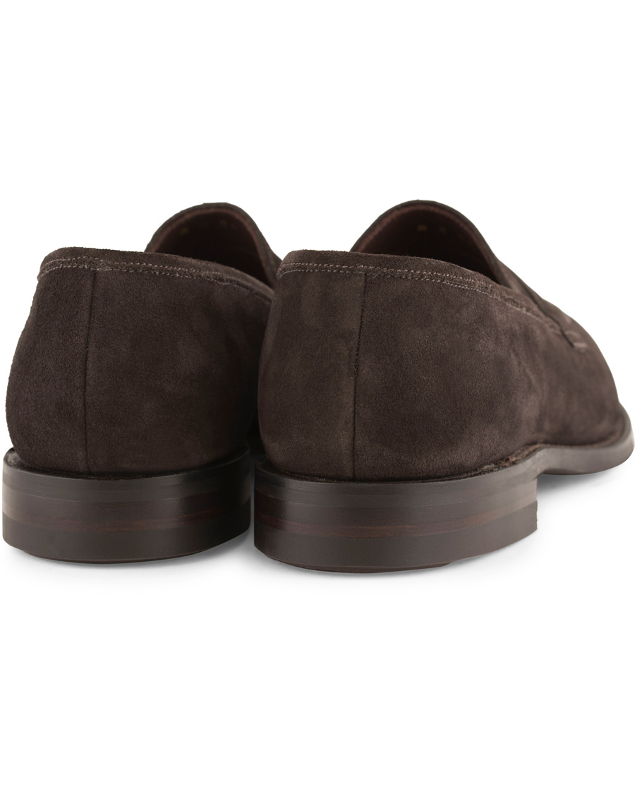 Herre | Loake 1880 MTO Whitehall Dainite Penny Loafer Brown Suede | Loake 1880 | MTO Whitehall Dainite Penny Loafer Brown Suede