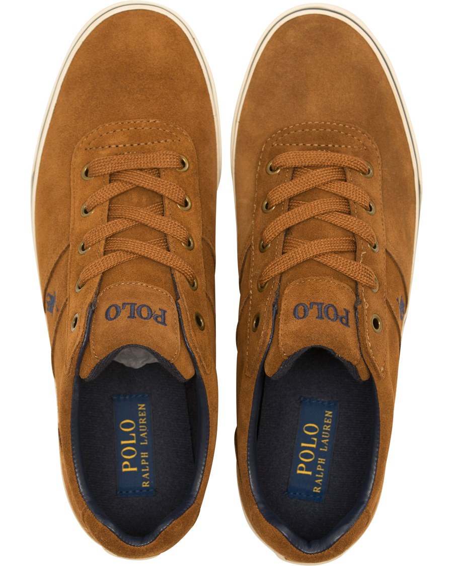 ralph lauren hanford suede trainers