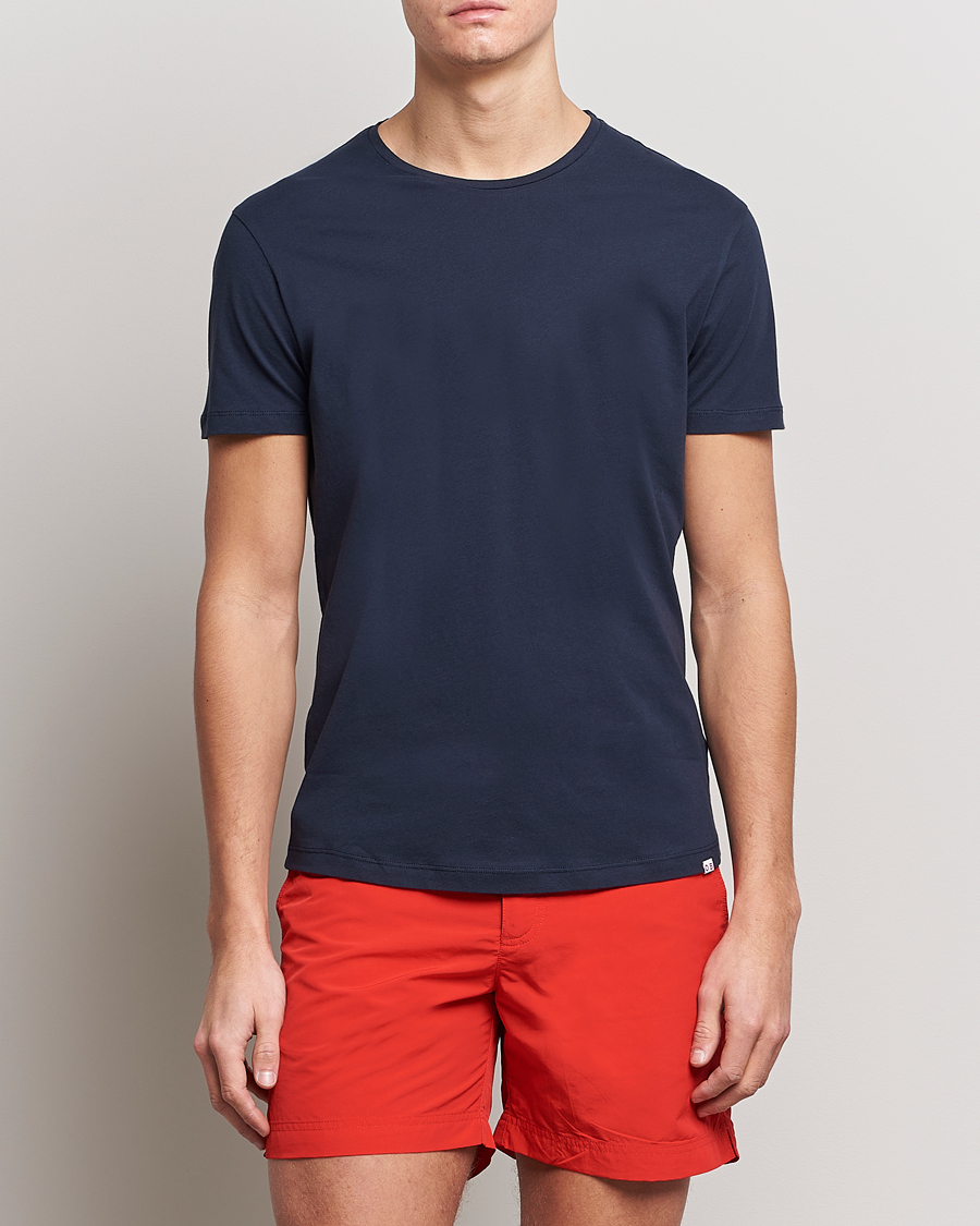 Herre | Klær | Orlebar Brown | OB Crew Neck Tee Navy