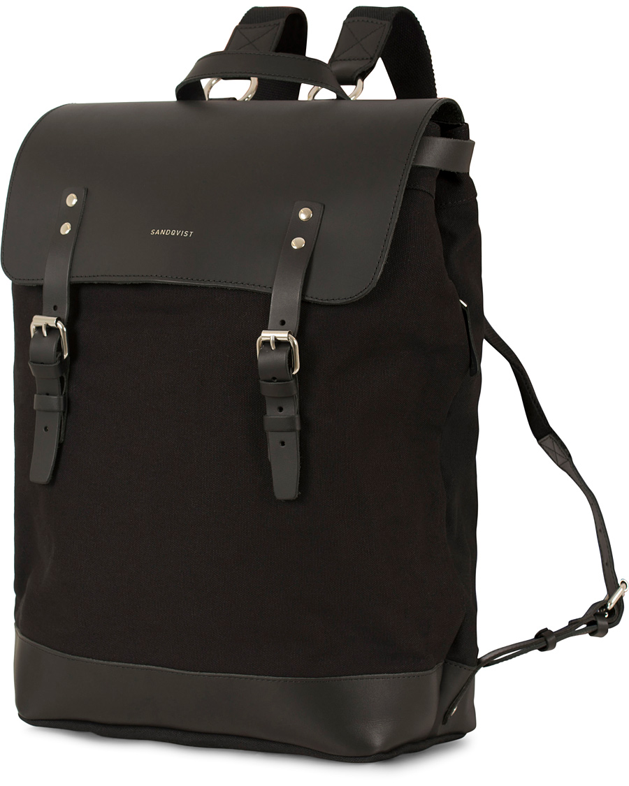 Herre | Sandqvist Hege Canvas Backpack Black | Sandqvist | Hege Canvas Backpack Black