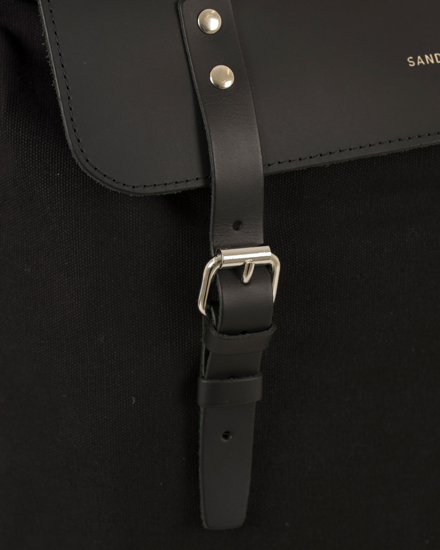 Herre | Sandqvist Hege Canvas Backpack Black | Sandqvist | Hege Canvas Backpack Black