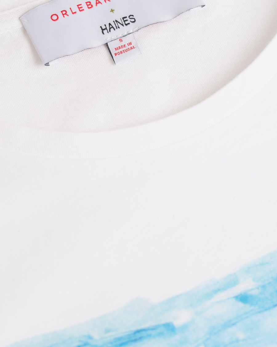 Herre | T-Shirts | Orlebar Brown | OB Crew Neck Tee Richard Haines Canoe Canoodle