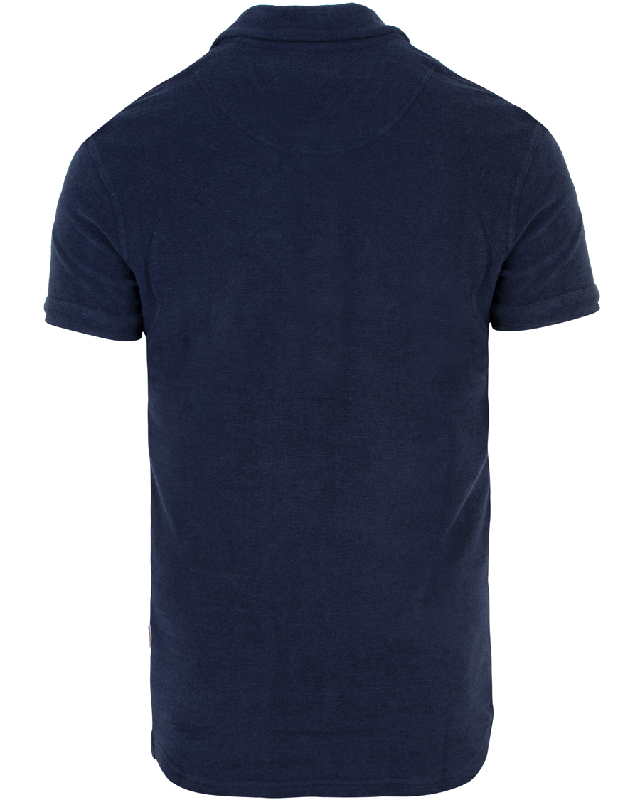 Herre | Pikéer | Orlebar Brown | Sebastian Towelling Polo Navy