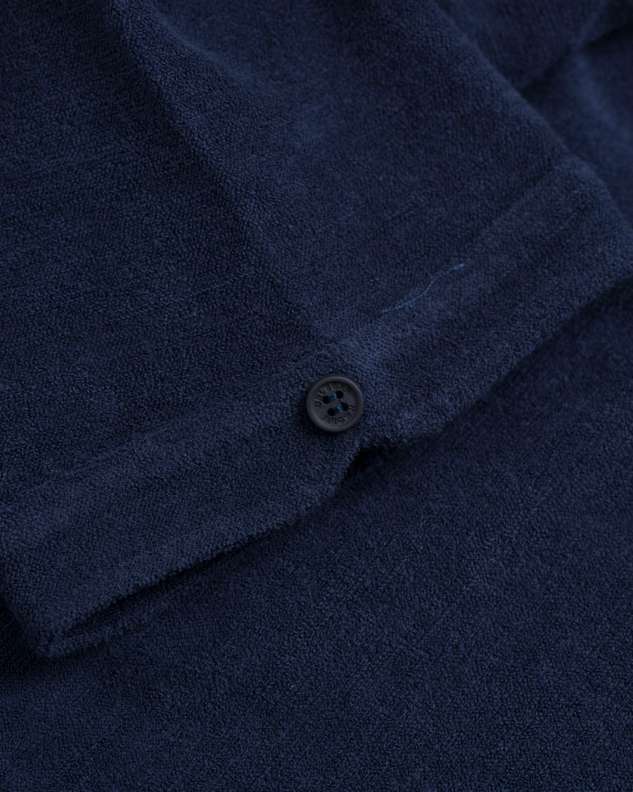 Herre | Pikéer | Orlebar Brown | Sebastian Towelling Polo Navy