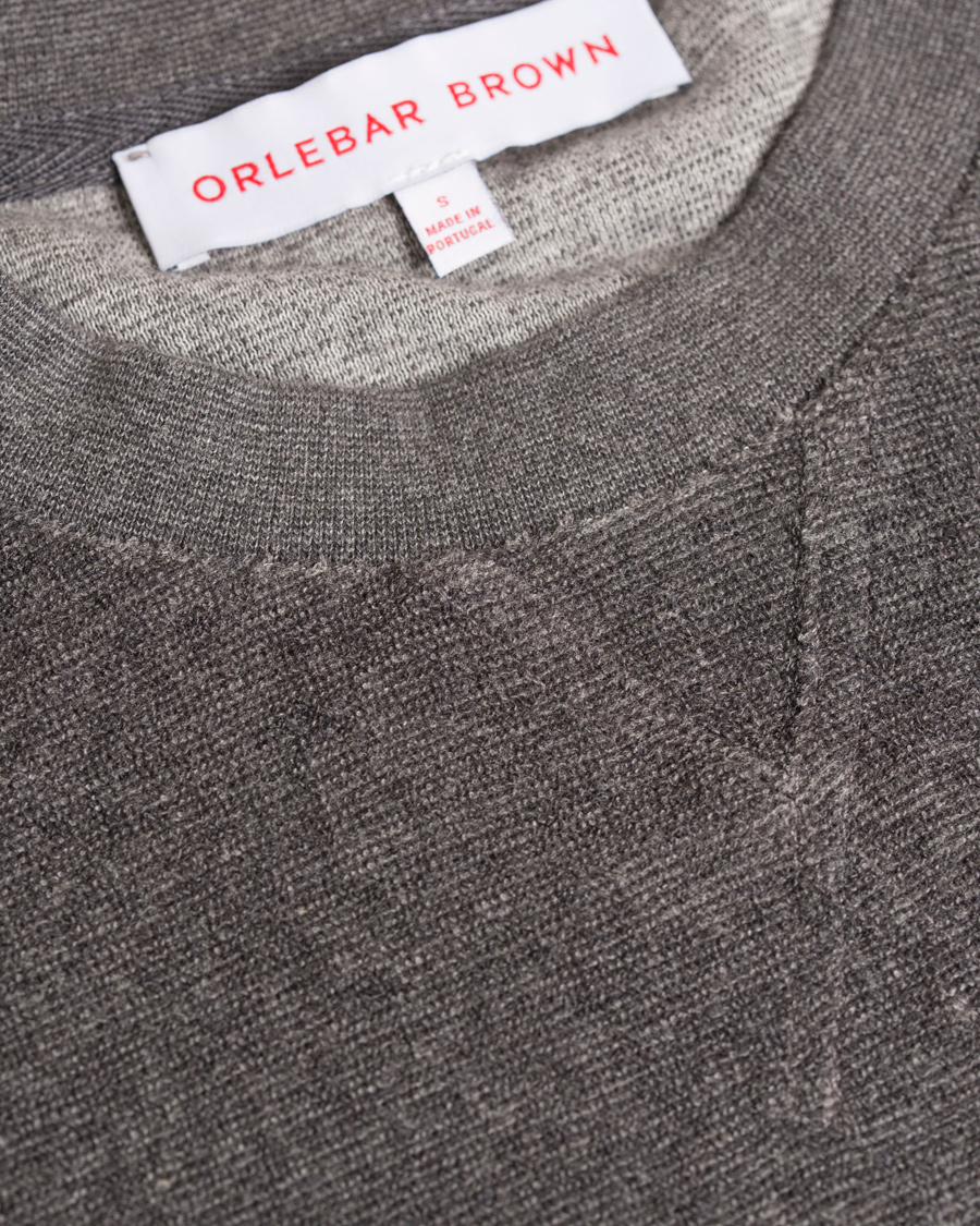 Herre | Gensere | Orlebar Brown | Pierce Toweling Sweater Fossil Melange