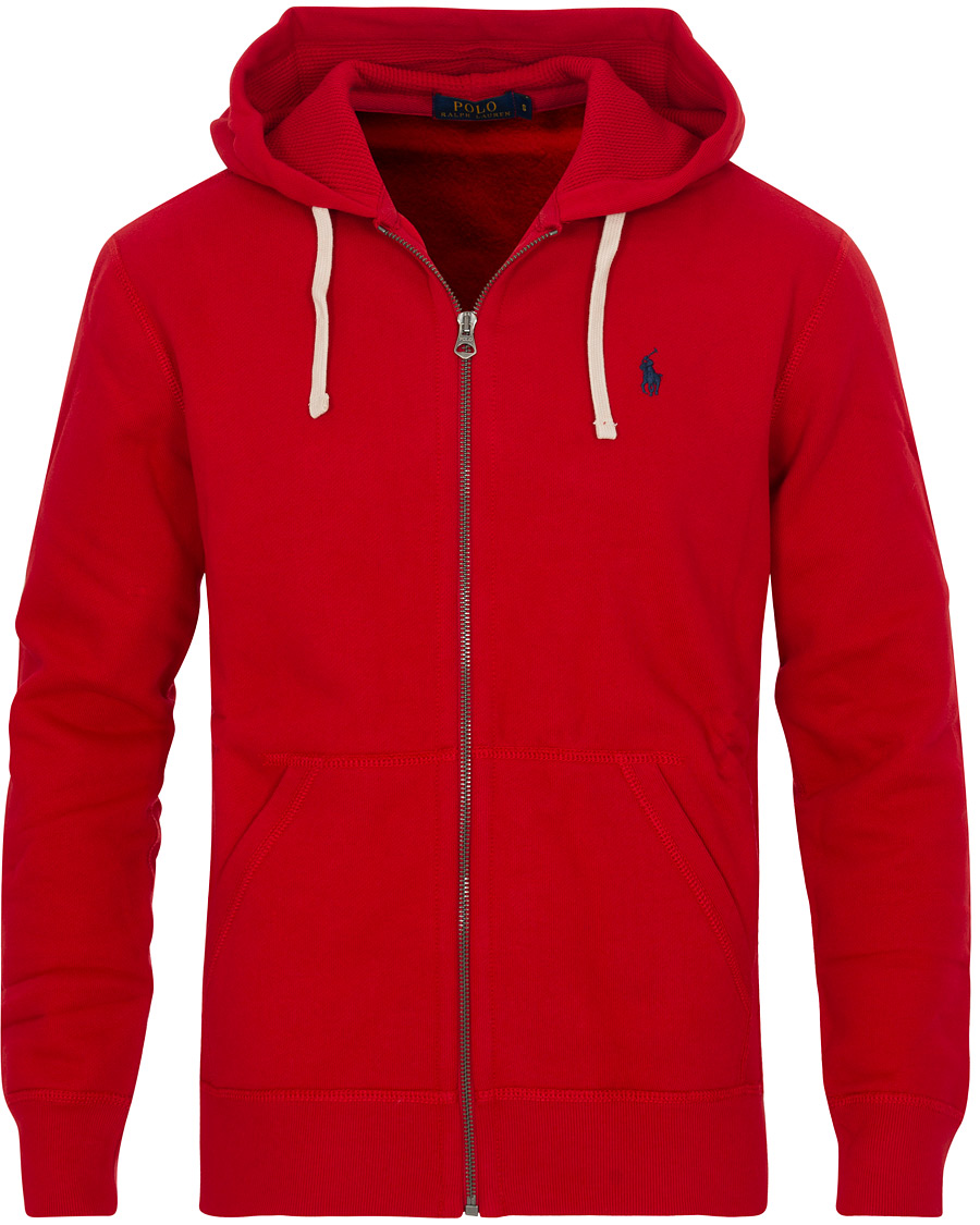 Herre | Gensere | Polo Ralph Lauren | Full Zip Hoodie Red