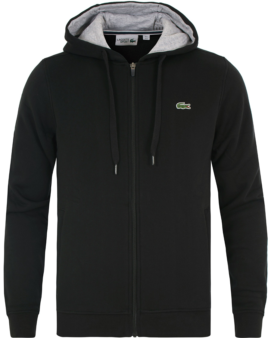 Herre | Gensere | Lacoste | Full Zip Hoodie Sweatshirt Noir