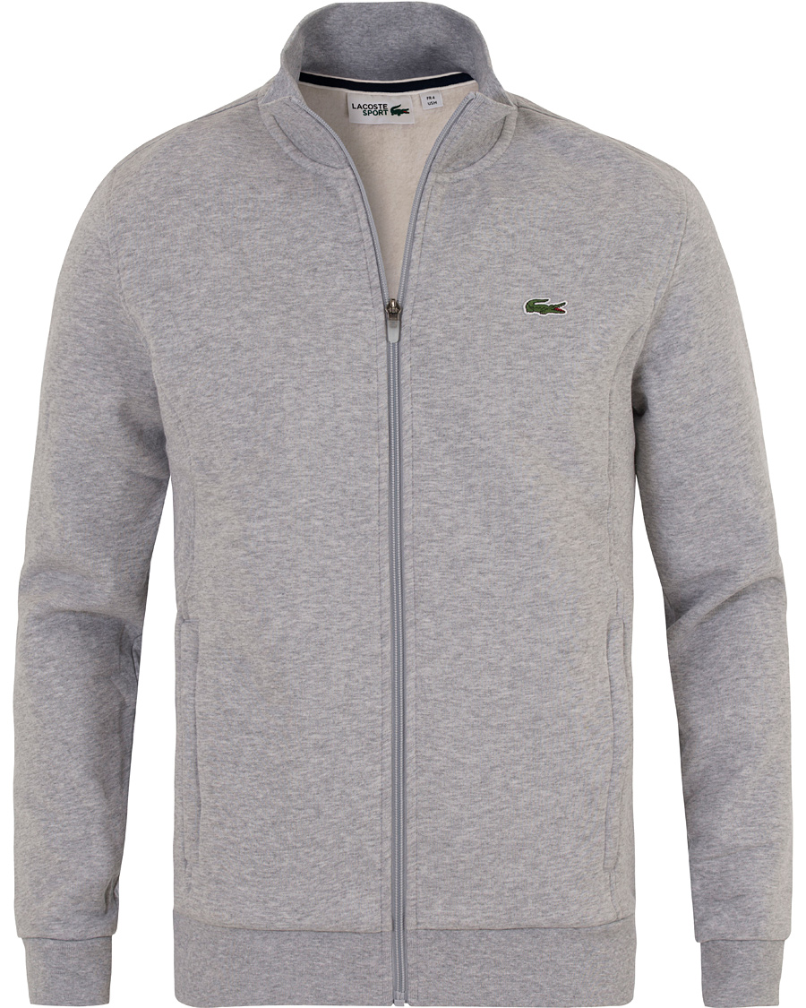 Herre | Gensere | Lacoste | Zip Trough Sweatshirt Argent Chine