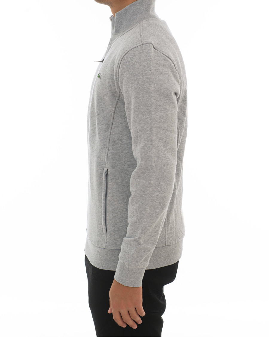 Herre | Gensere | Lacoste | Zip Trough Sweatshirt Argent Chine