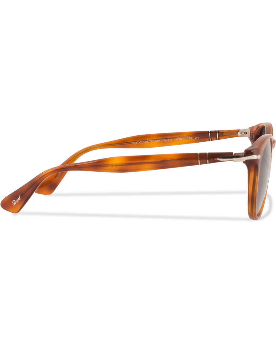 Herre | Persol 0PO3157S Round Sunglasses Terra Di Siena | Persol | 0PO3157S Round Sunglasses Terra Di Siena