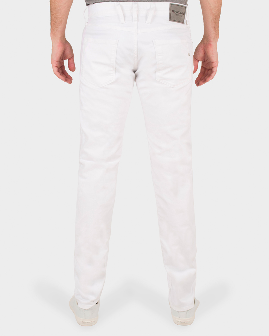 Herre | Jeans | Replay | M914 Anbass Jeans White