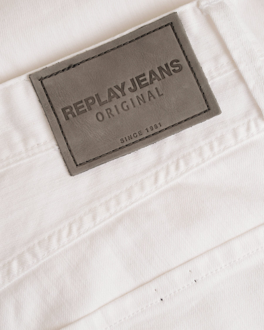 Herre | Jeans | Replay | M914 Anbass Jeans White