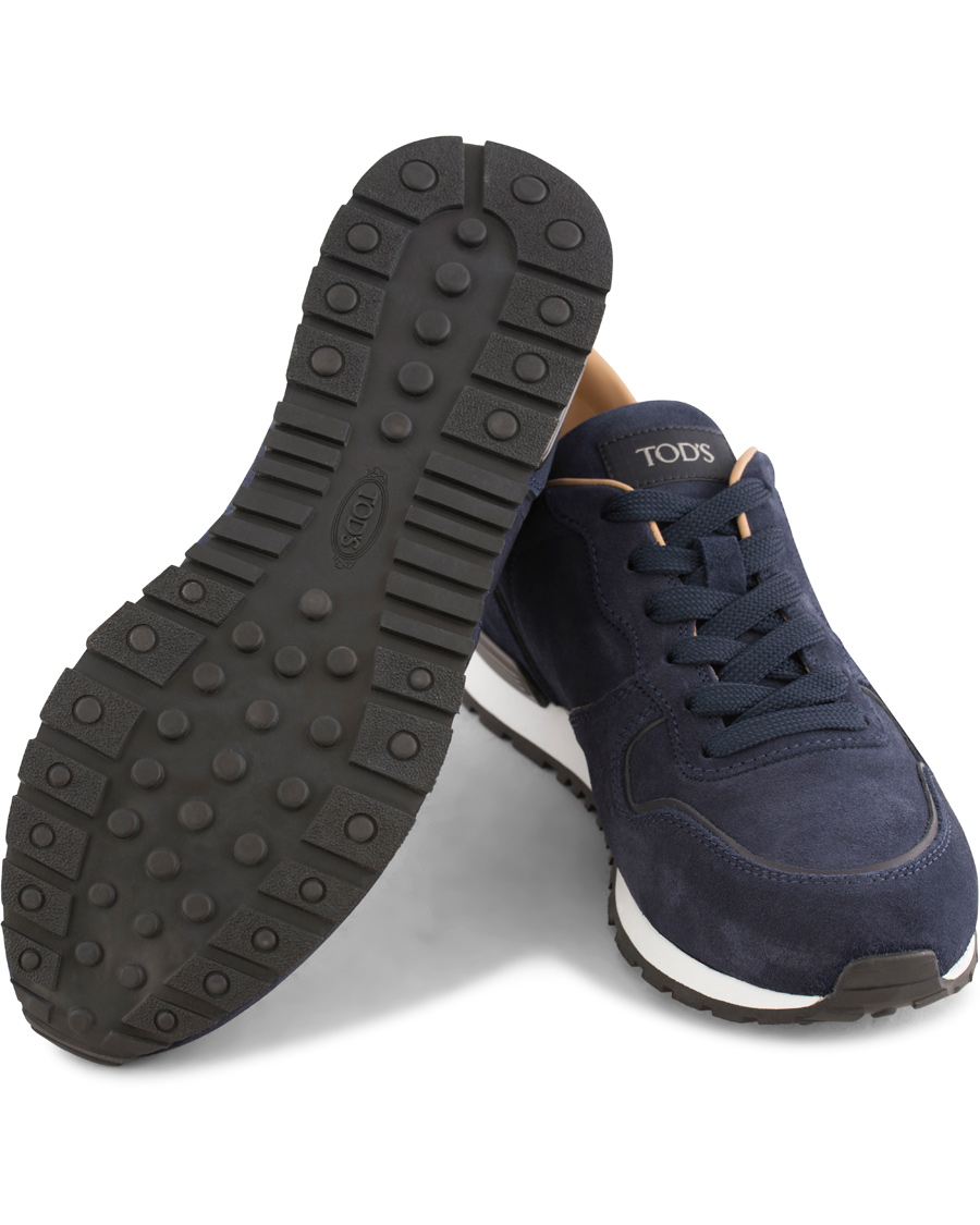 Herre | Tod's Active Running Sneaker Navy Suede | Tod's | Active Running Sneaker Navy Suede